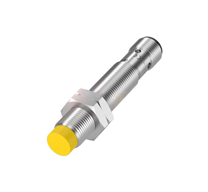 Sensor inductivo de alta fiabilidad para automatización industrial.